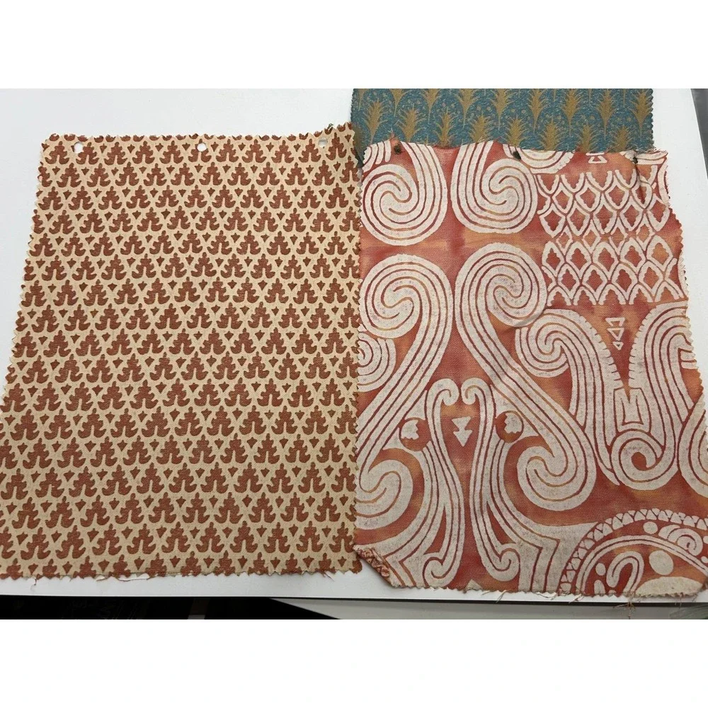 Vtg Eight Rare FORTUNY Sample Pieces - Stunning Hard to Find Patterns & Colors